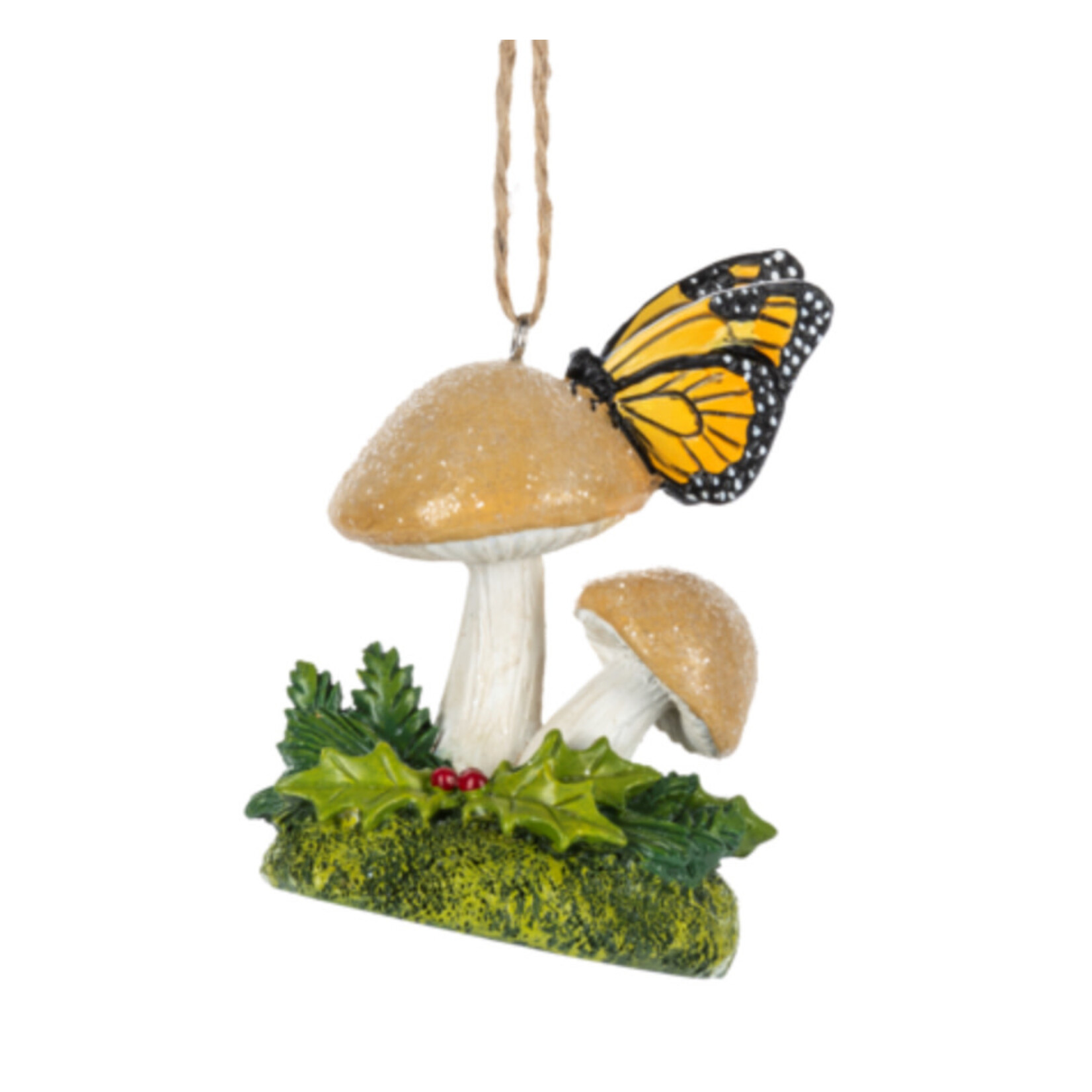Midwest CBK Mushroom Ornament Butterfly
