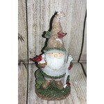Midwest CBK Santa Gnome Figurine w/Cardinal