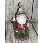 Midwest CBK Santa Gnome Figurine w/Owl