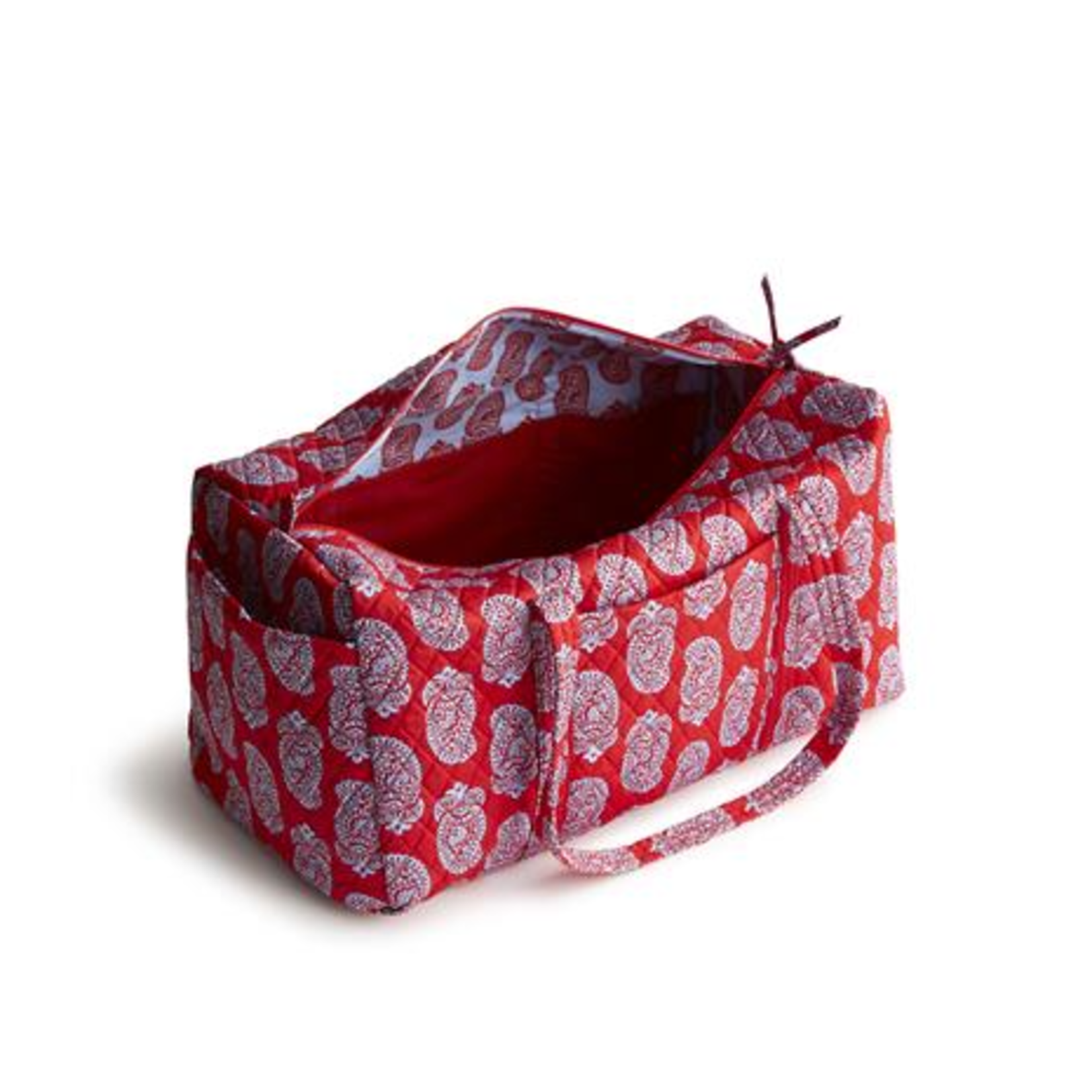Vera Bradley Vera Bradley Large Original Duffel Iconic Paisley Goji Berry Red