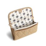 Vera Bradley Vera Bradley Polyester Twill Wildwood Wallet Crossbody Tiger's Eye