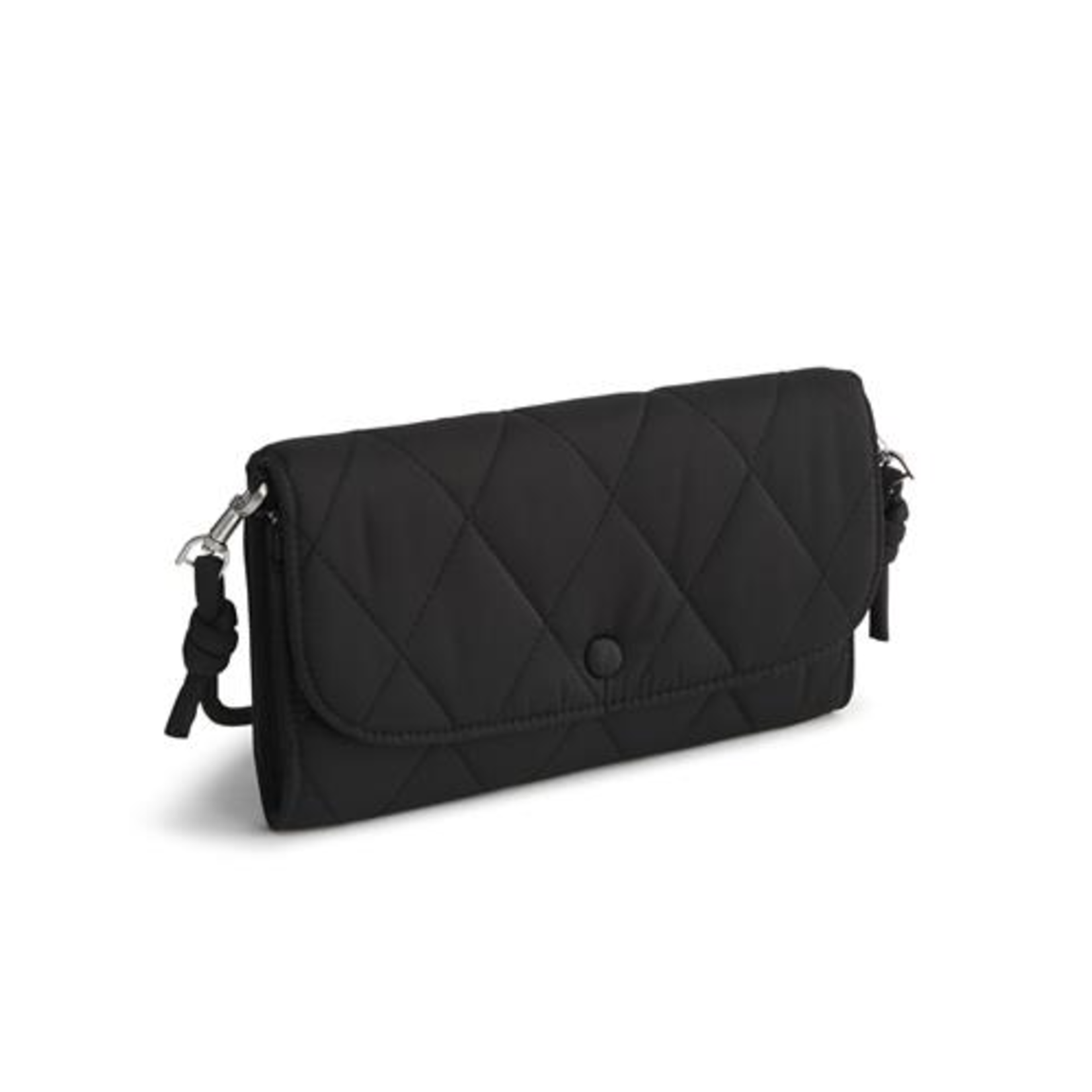 Vera Bradley Vera Bradley Polyester Twill Wildwood Wallet Crossbody Moonless Night