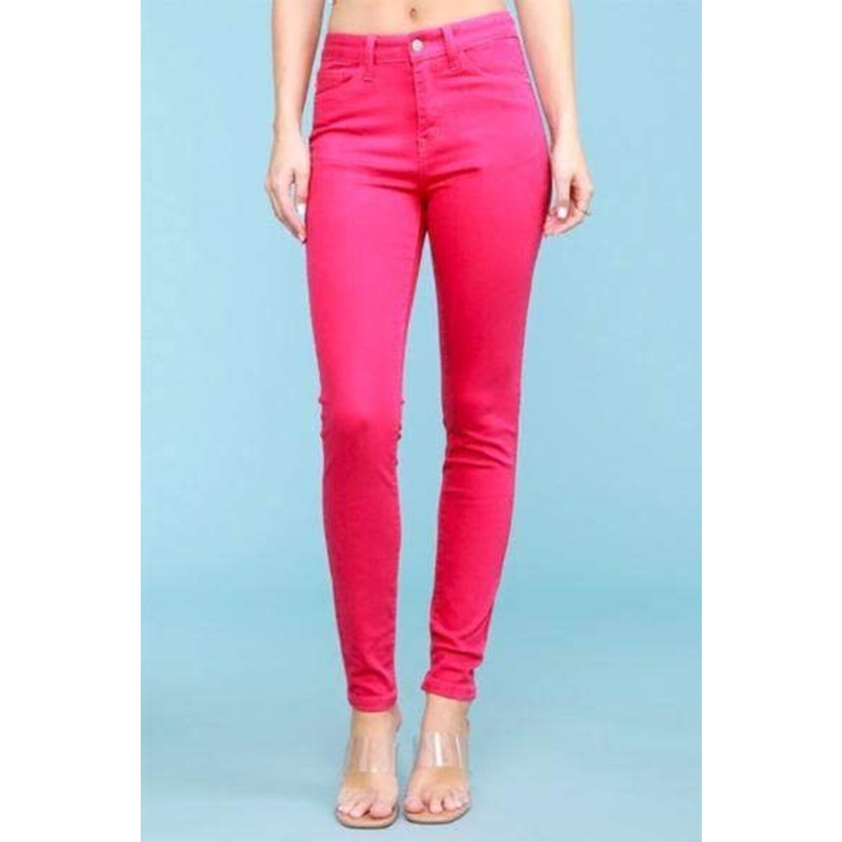 Judy Blue Judy Blue Fuschia Skinny Jeans 84195