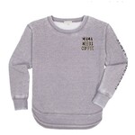 Simply Southern Simply Southern Mama Needs Coffee Pull Over Crewneck Large