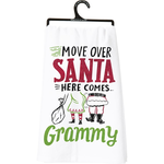 Primitives By Kathy Move Over Santa Here Comes Grammy Kitchen Towel