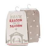 Primitives By Kathy Jesus is the Reason Kitchen Towel Set