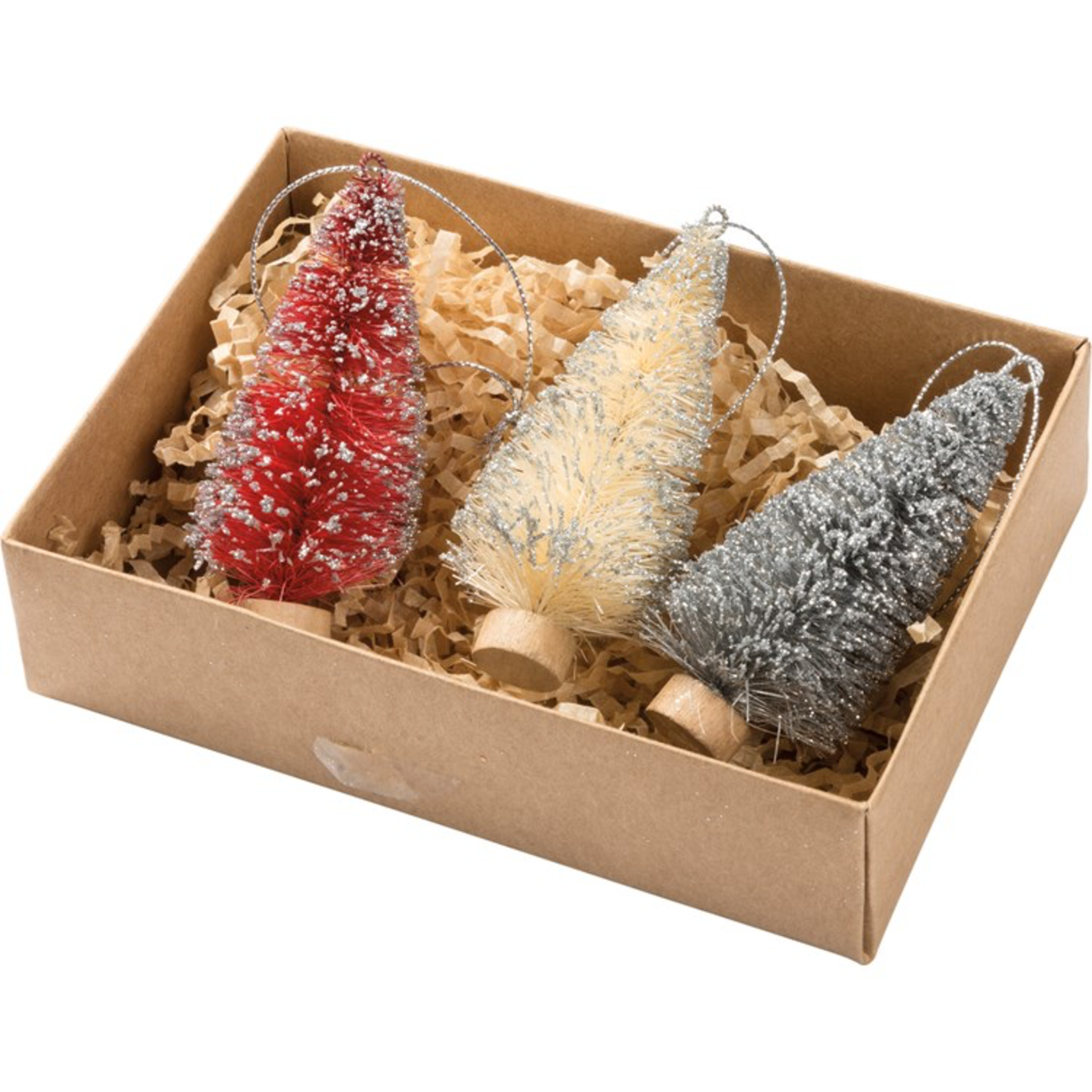 Primitives By Kathy Farm Bottle Brush Tree Set