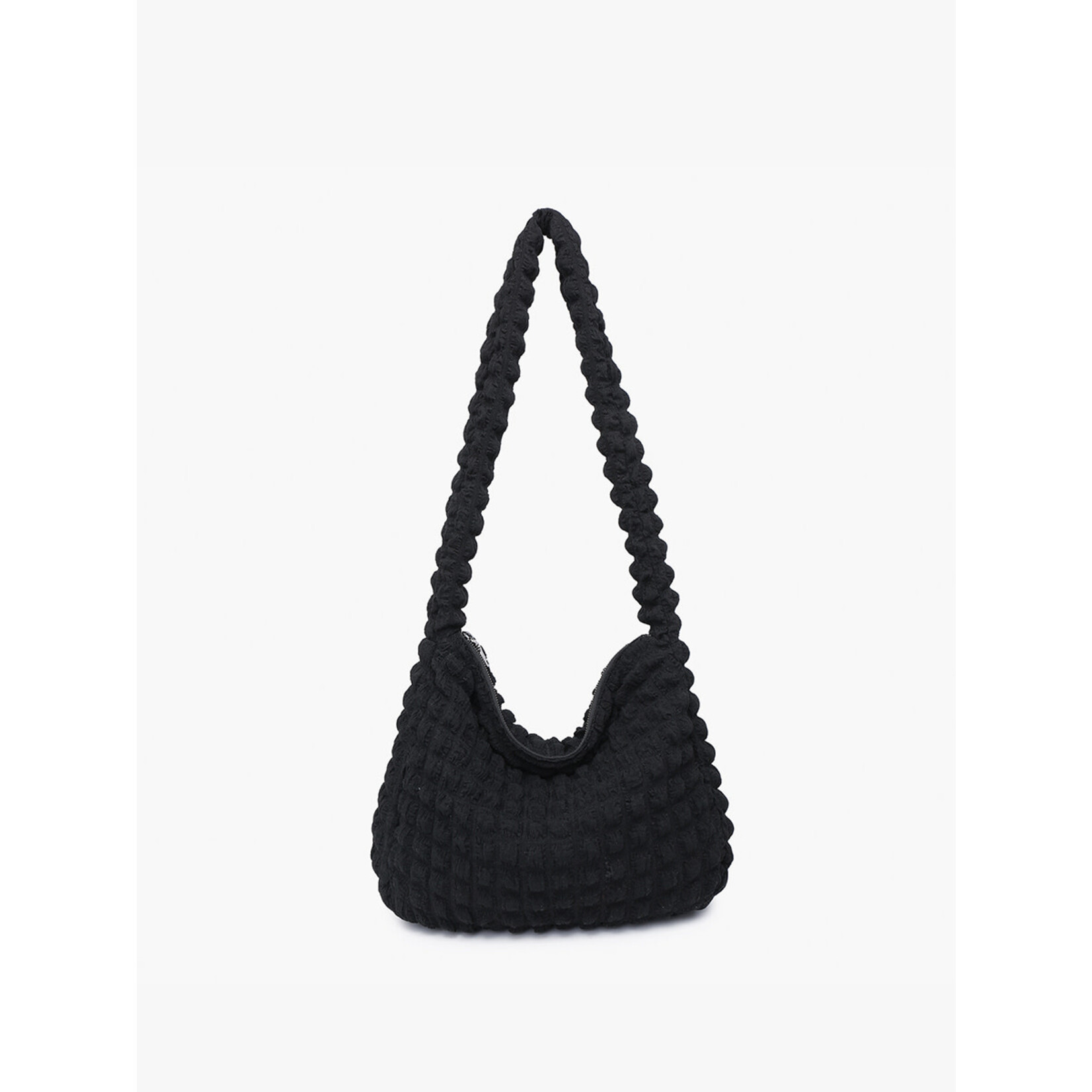 Jen & Co Jen & Co Rosemary Quilted Puffy Crossbody Black M2515