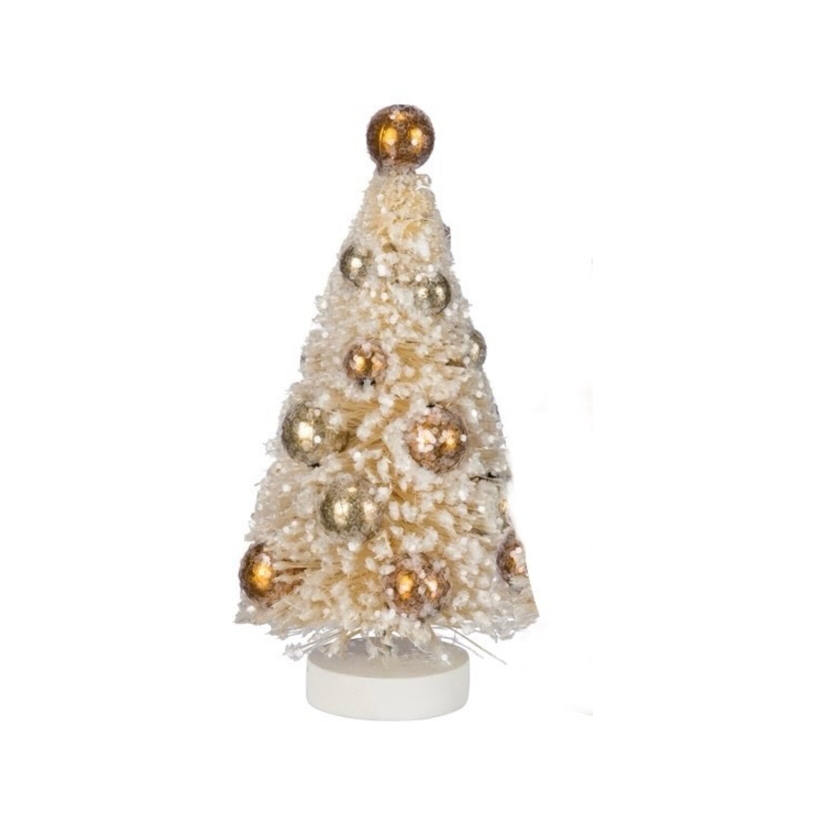 Primitives By Kathy Bottle Brush Tree Gold/Cream
