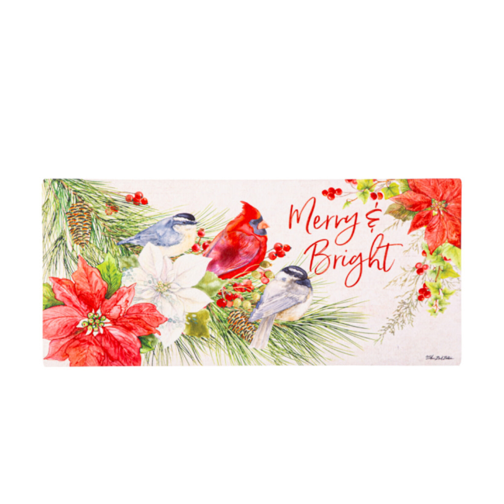 Evergreen Merry & Bright Cardinal Switch Mat