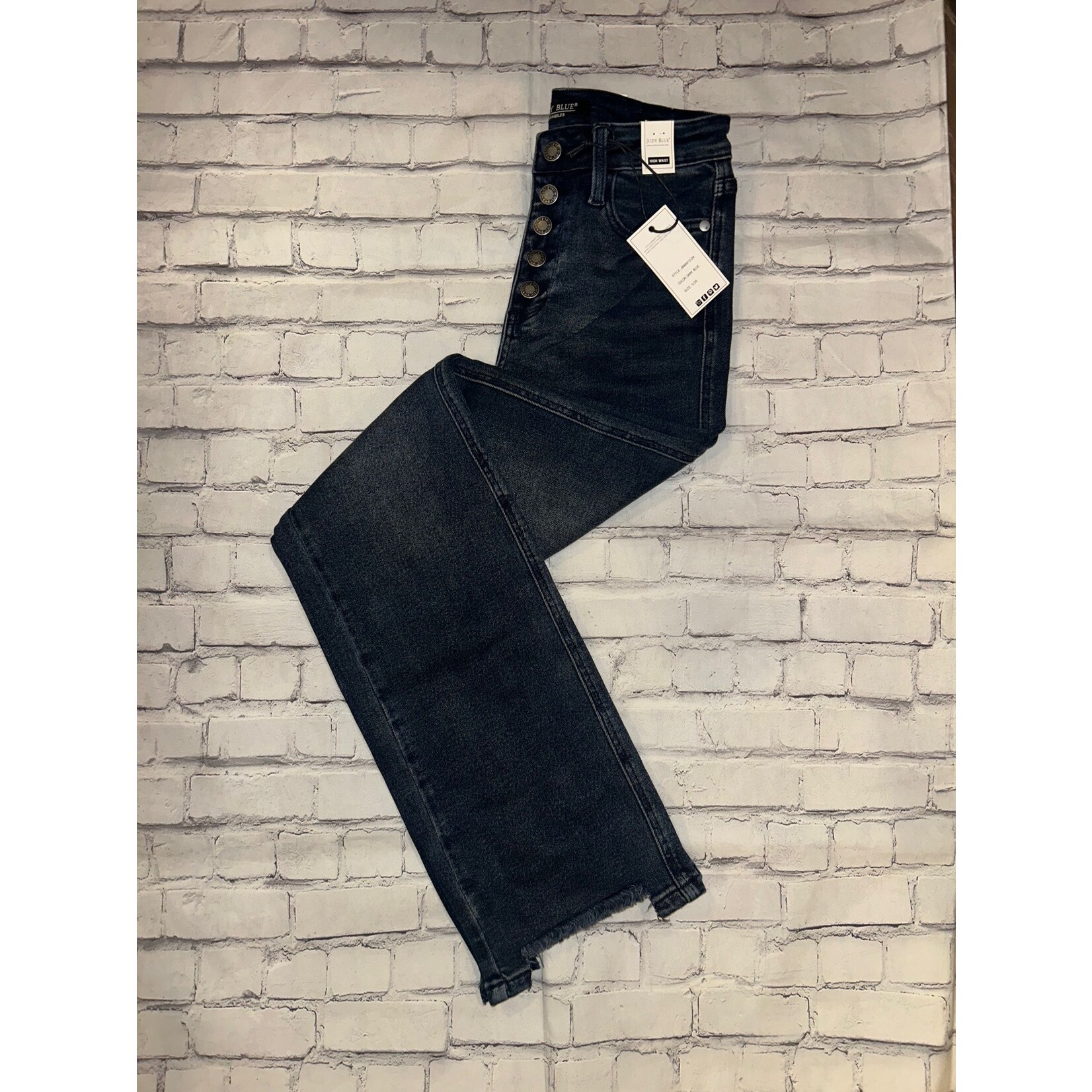 Judy Blue Judy Blue Button Fly Hem Destroy Straight 88912