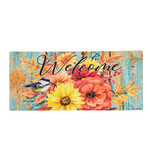 Evergreen Fall Welcome (Bird) Boots Switch Mat