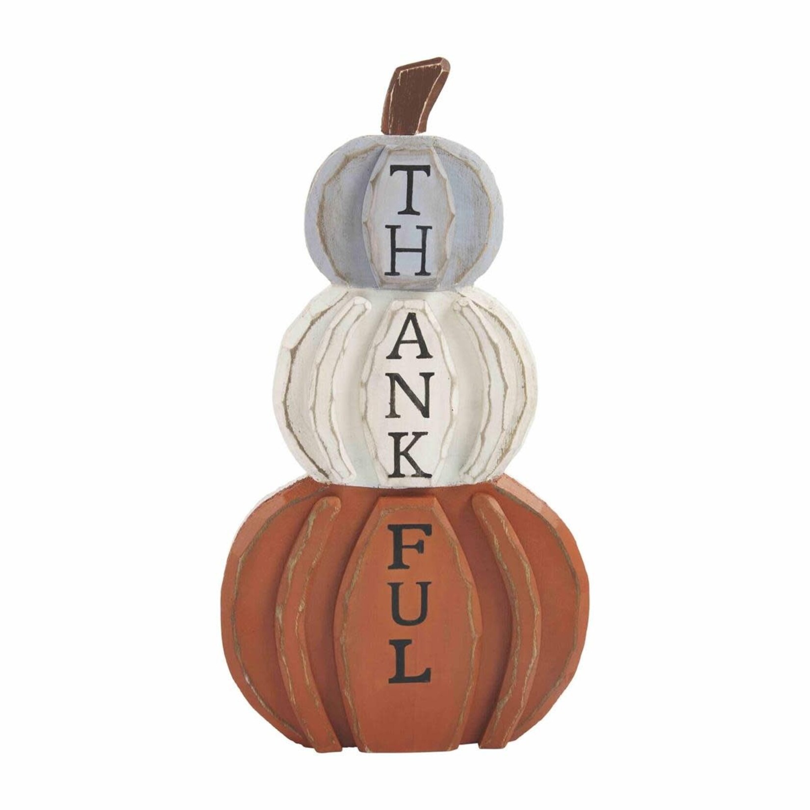 Mudpie Pumpkin Snowman Reverse Plaque
