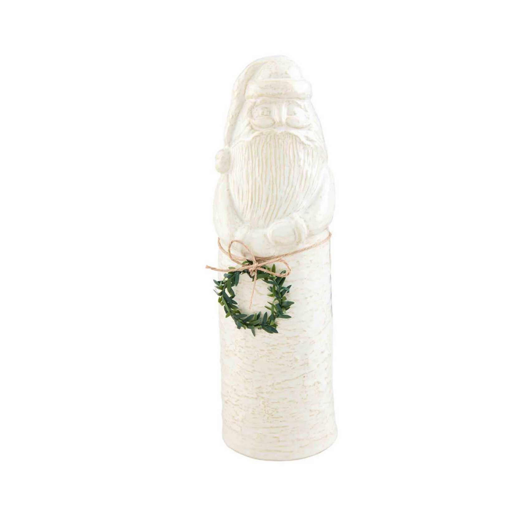 Mudpie White Santa Sitter Large