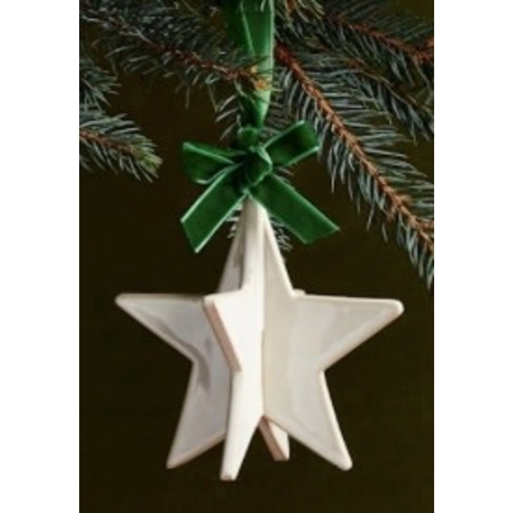 Mudpie Mudpie Star Ceramic Ornament