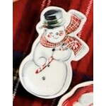 Mudpie Mudpie Tidbit Dish Snowman