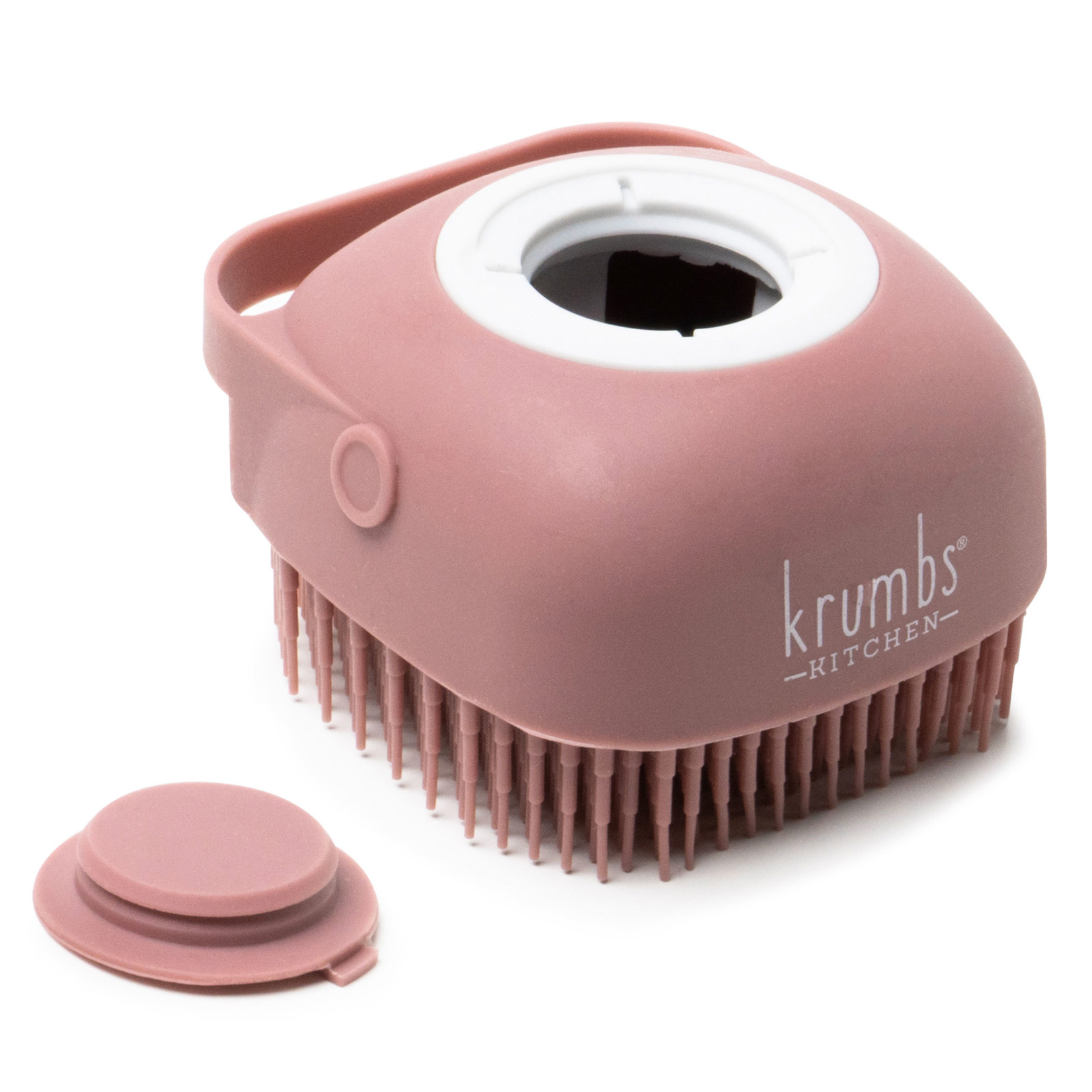 Krumbs Kitchen Krumbs Kitchen Silicone Dish Scrubber Rose