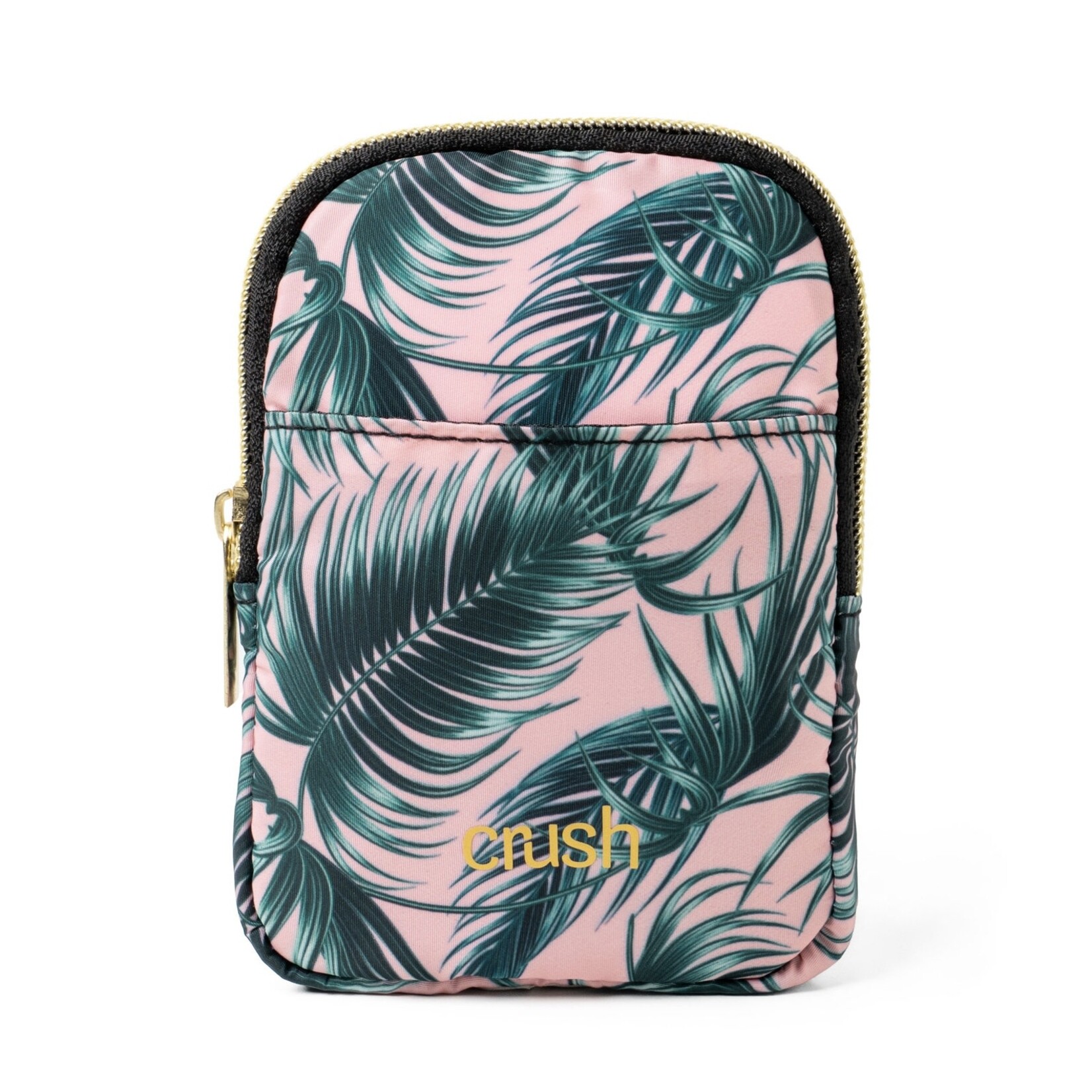Crush Crush Water Bottle Pouch Leaves