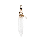 Crush Crush Keep It Together Wristlet Keychain White