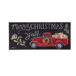 Evergreen Merry Christmas Y’all Red Truck Switch Mat