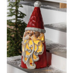 Evergreen Santa w/Hat LED 26”