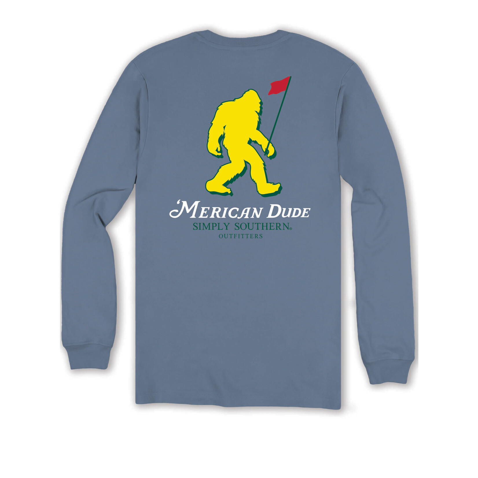 Simply Southern Simply Southern Long Sleeve Sasquatch Golf Bluesy