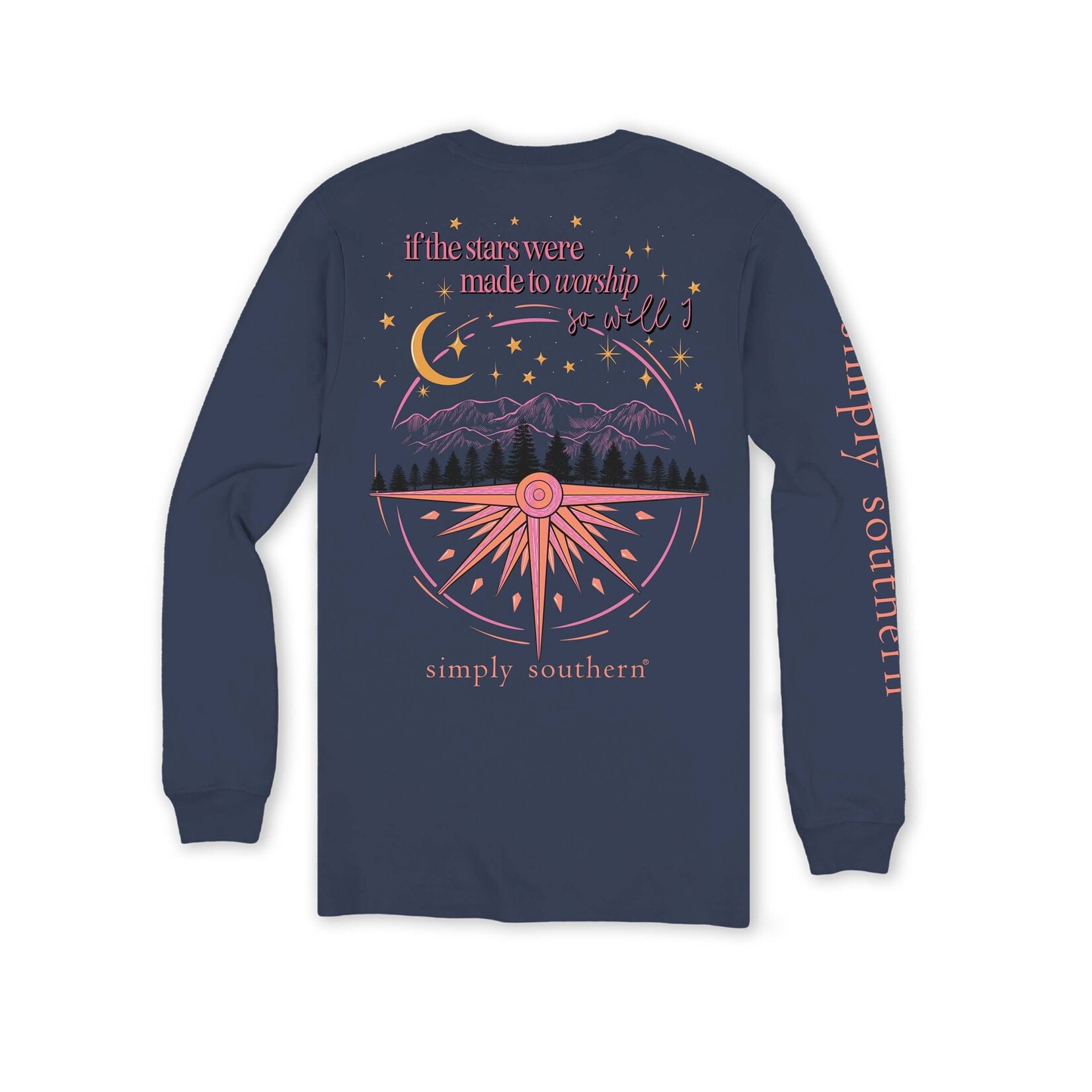 Simply Southern Simply Southern Long Sleeve Stars Mirage