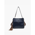 Jen & Co Jen & Co Lyla 2-in-1 Bucket Bag Navy M1867