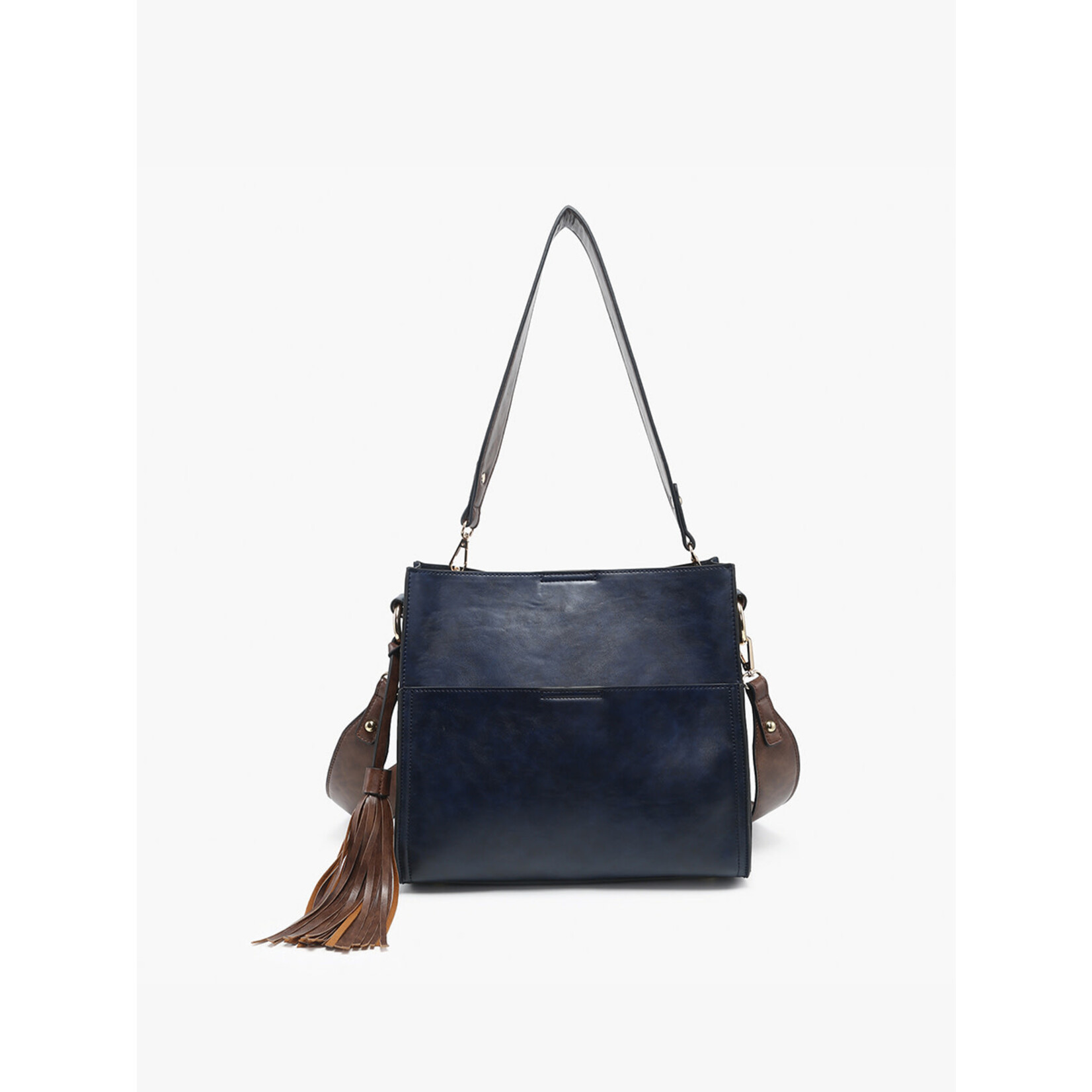 Jen & Co Jen & Co Lyla 2-in-1 Bucket Bag Navy M1867