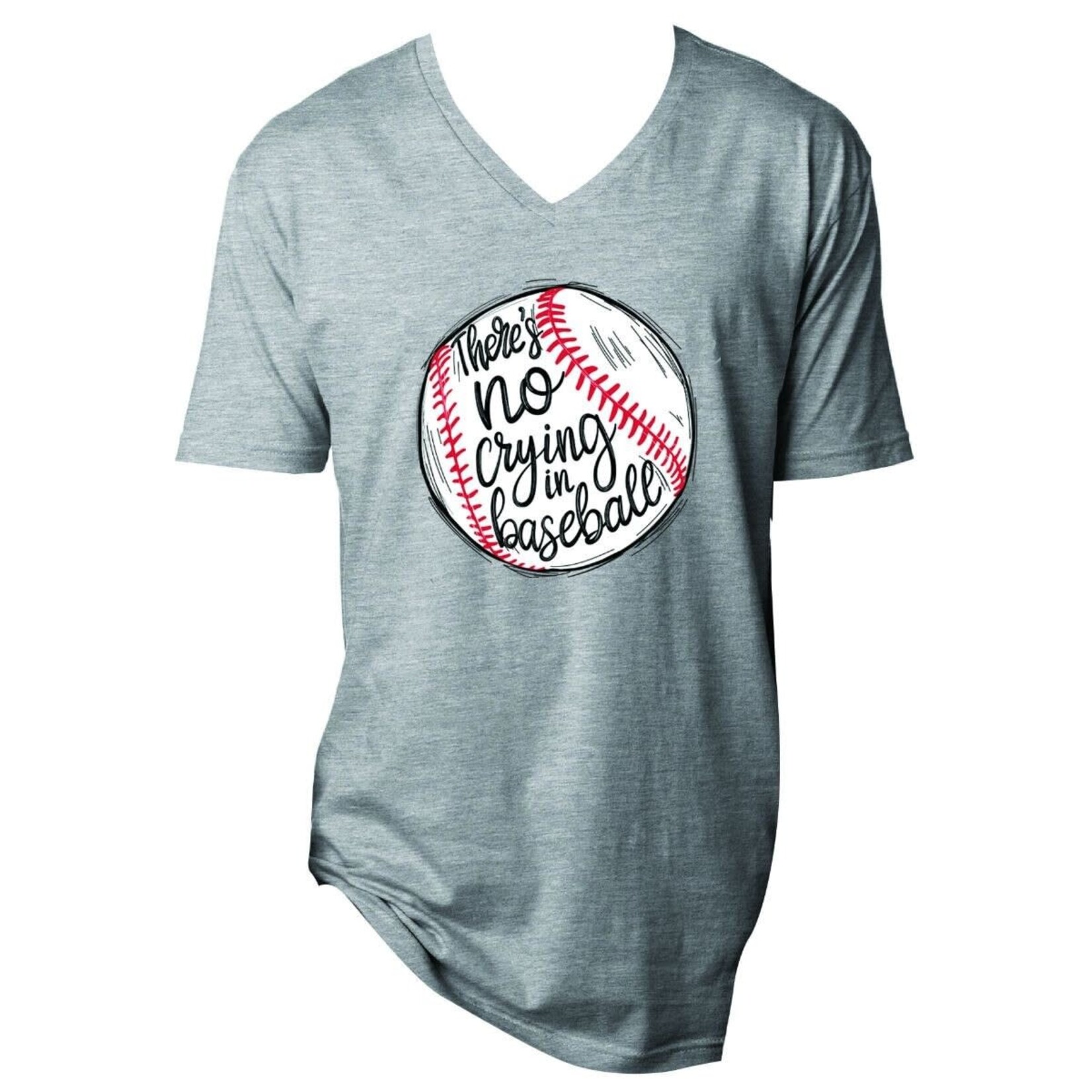 Jane Marie Jane Marie There's No Crying in Baseball V Neck
