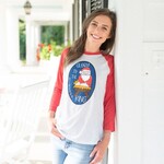 Jane Marie Jane Marie Glory to the Newborn King 3/4 Sleeve Raglan