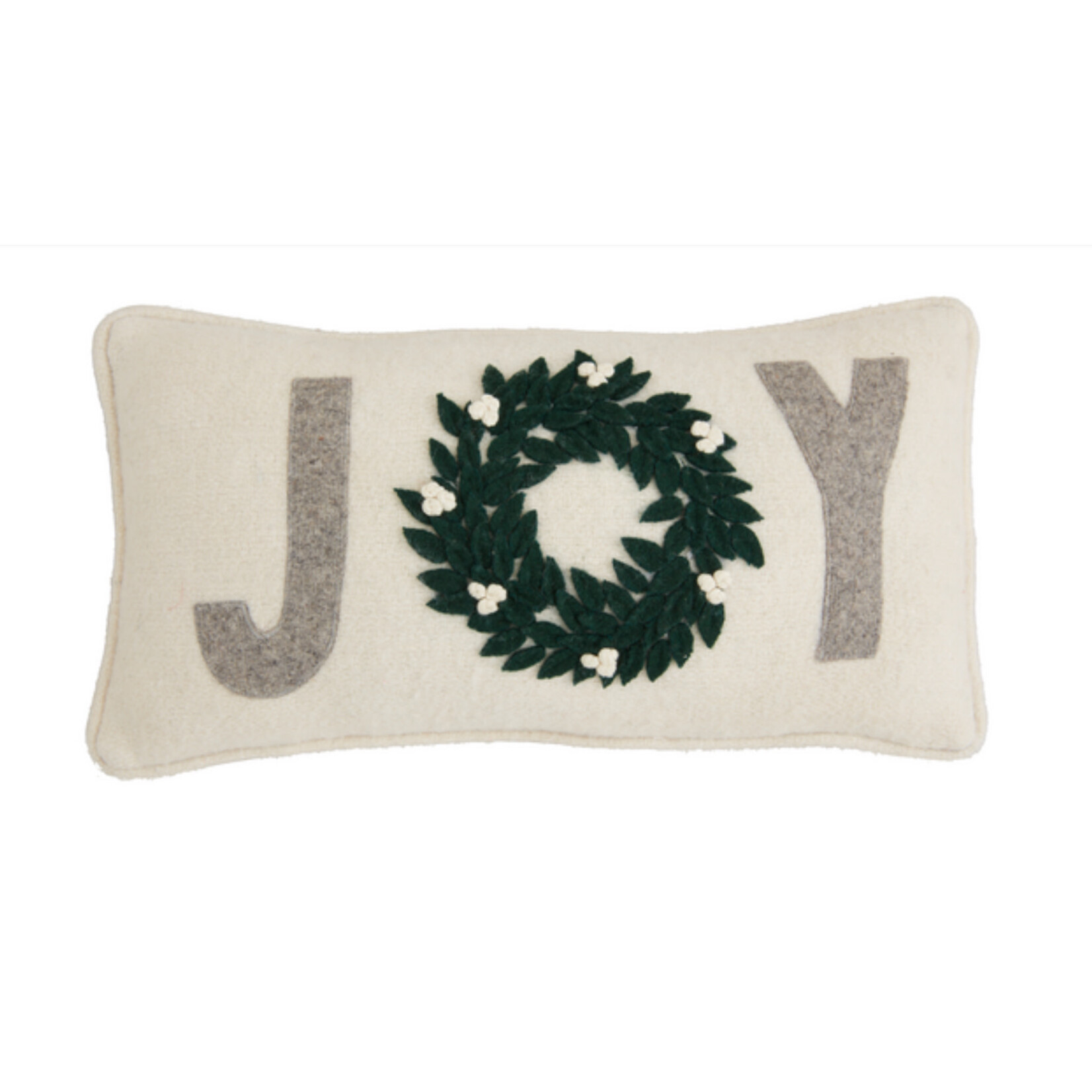 Mudpie Mudpie Joy Mini Felt Pillow
