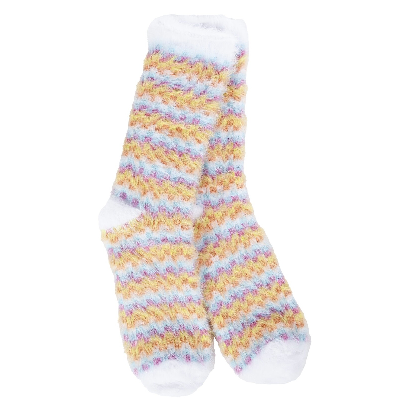 World's Softest World’s Softest Socks Holiday Feather Mini Crew Whimsical Check 75671