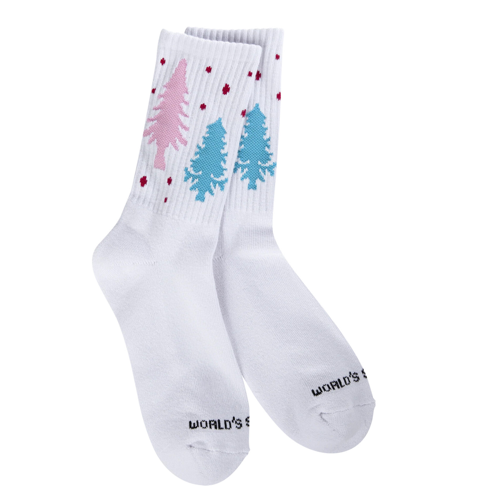 World's Softest World’s Softest Socks Holiday Sport Mini Crew Whimsical Forest