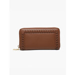 Jen & Co Jen & Co Nora Whipstitch Wallet Brown WL2595