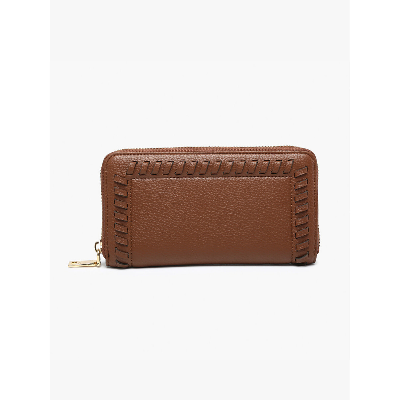 Jen & Co Jen & Co Nora Whipstitch Wallet Brown WL2595