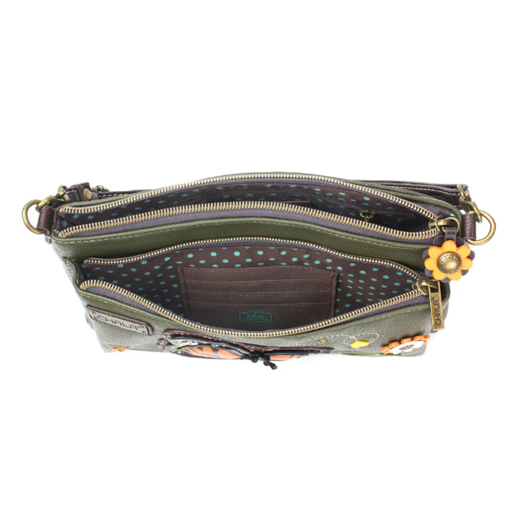 Chala Chala Deluxe Crossbody Monarch Olive 829