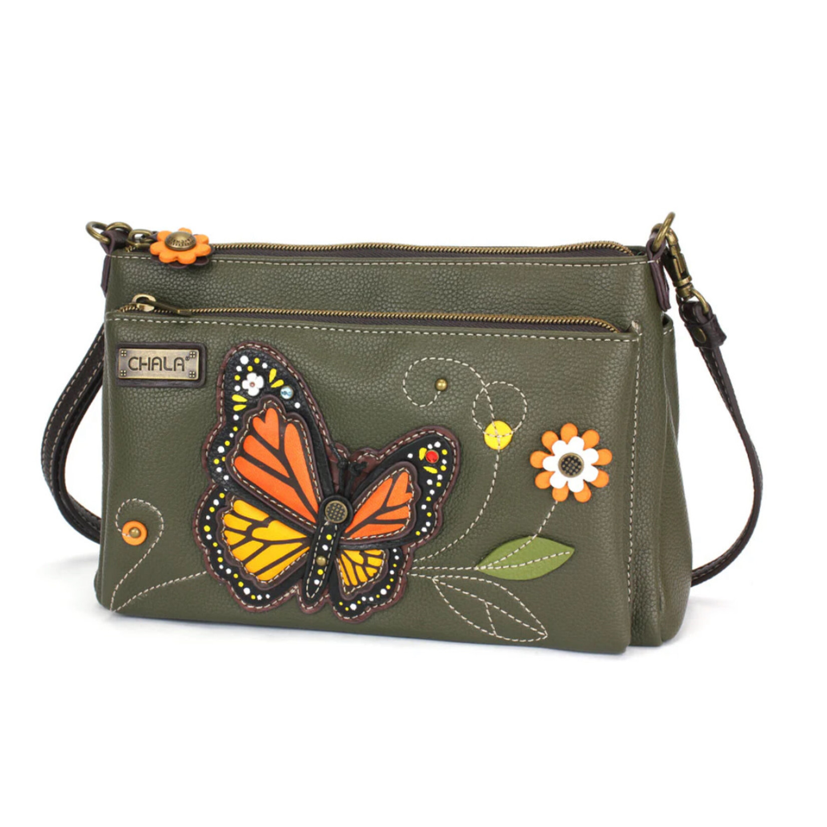 Chala Chala Deluxe Crossbody Monarch Olive 829
