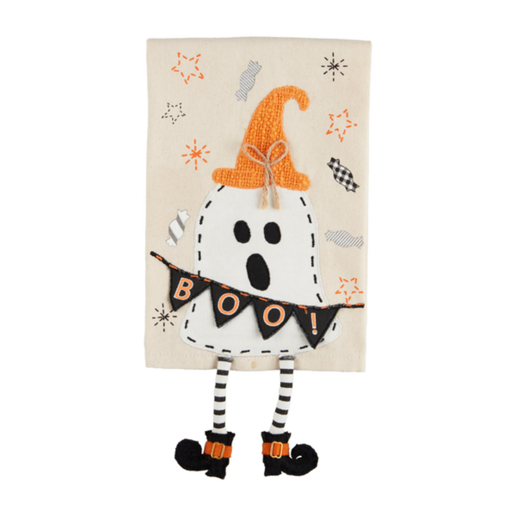 Mudpie Mudpie Dangle Leg Towel Ghost