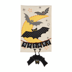 Mudpie Mudpie Dangle Leg Towel Bat