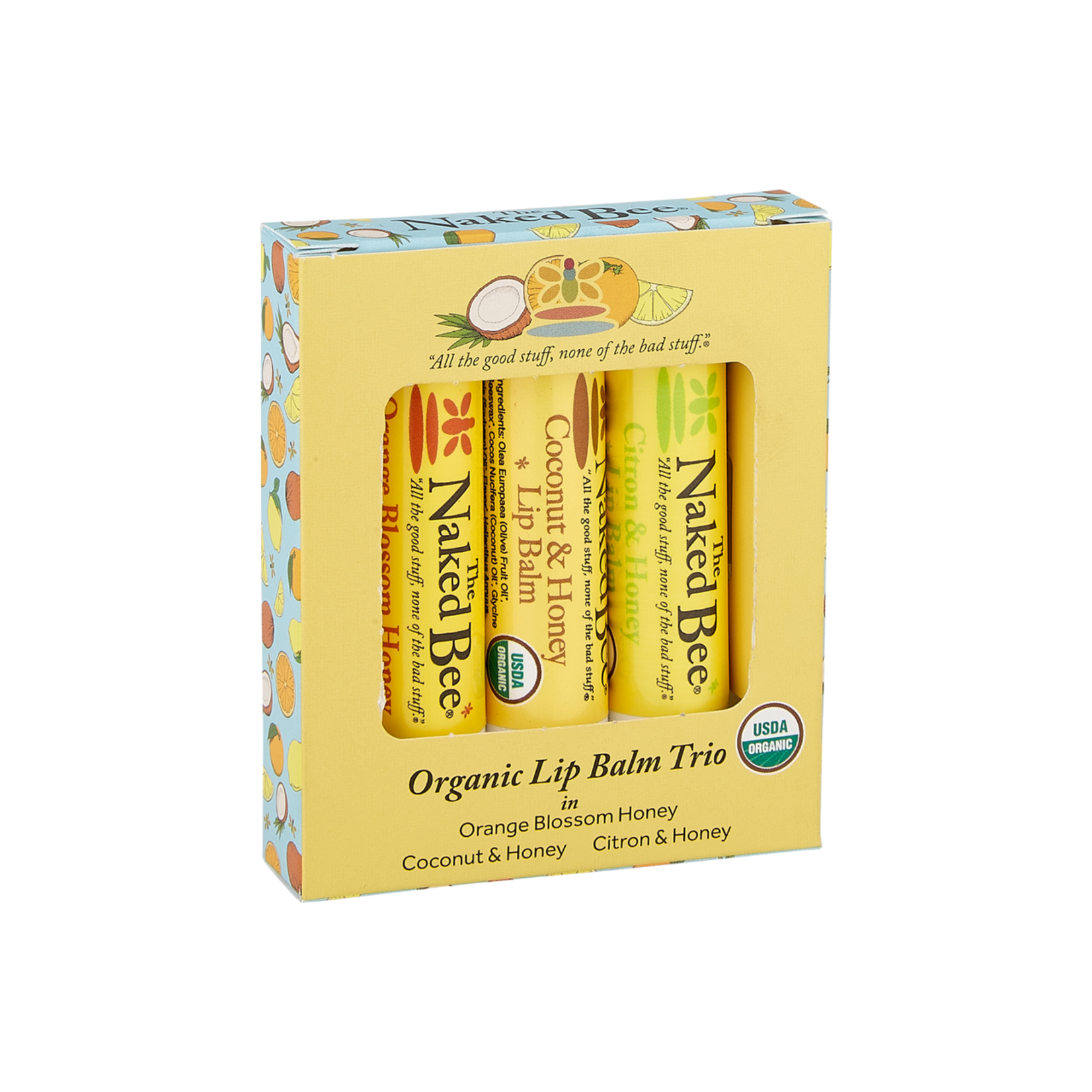 The Naked Bee The Naked Bee Organic Lip Balm Trio