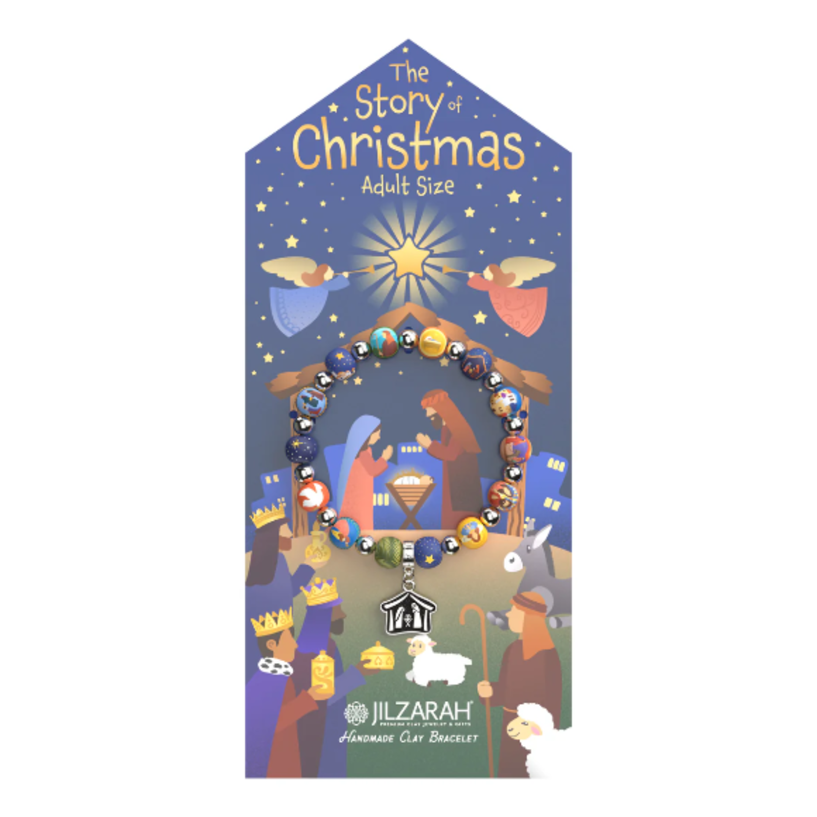 Jilzarah Jilzarah The Story of Christmas Adult Bracelet