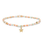 My Fun Colors My Fun Colors Sunrise Seed Bead & Pearl Ankle Bracelet