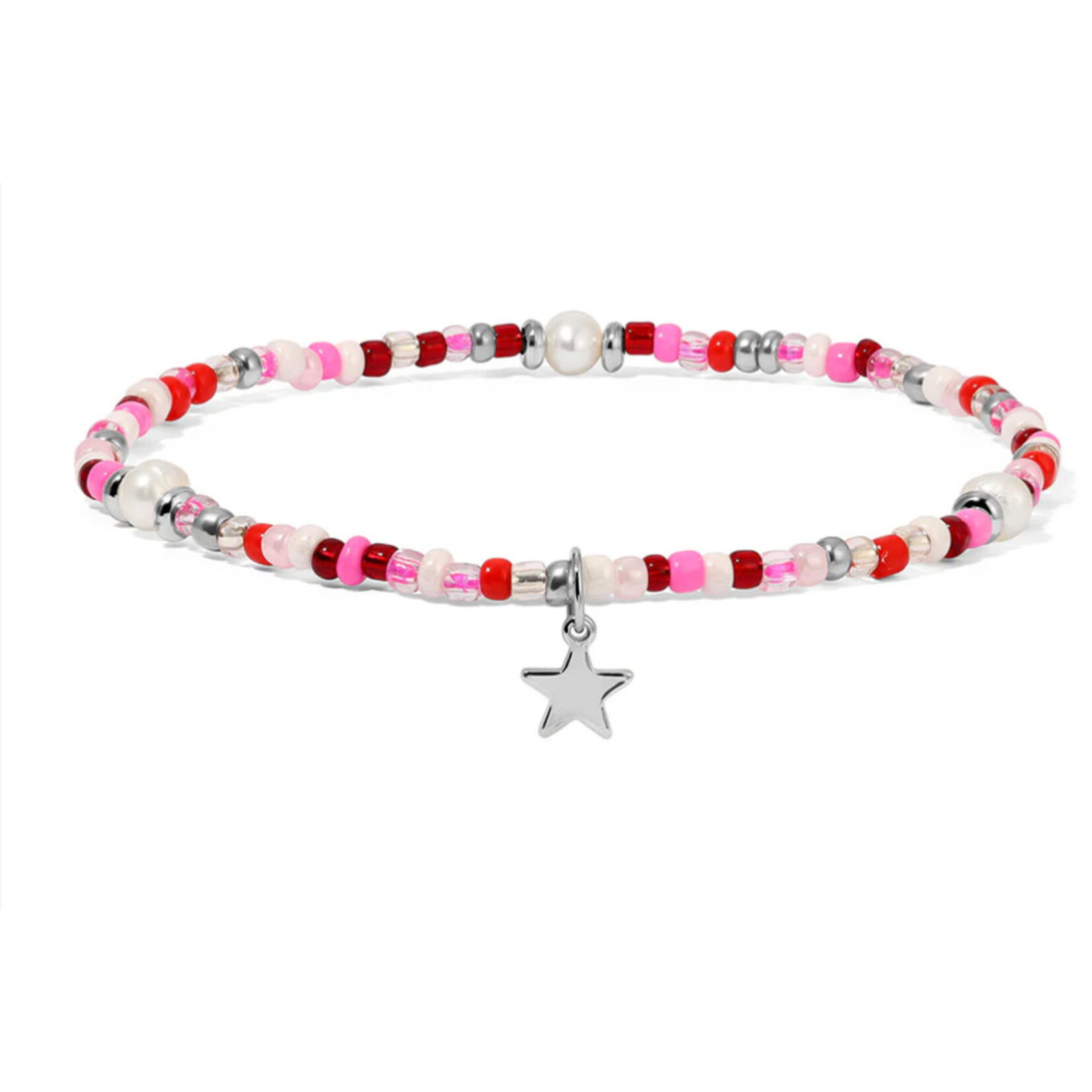 My Fun Colors My Fun Colors Flamingo Seed Bead & Pearl Anklet