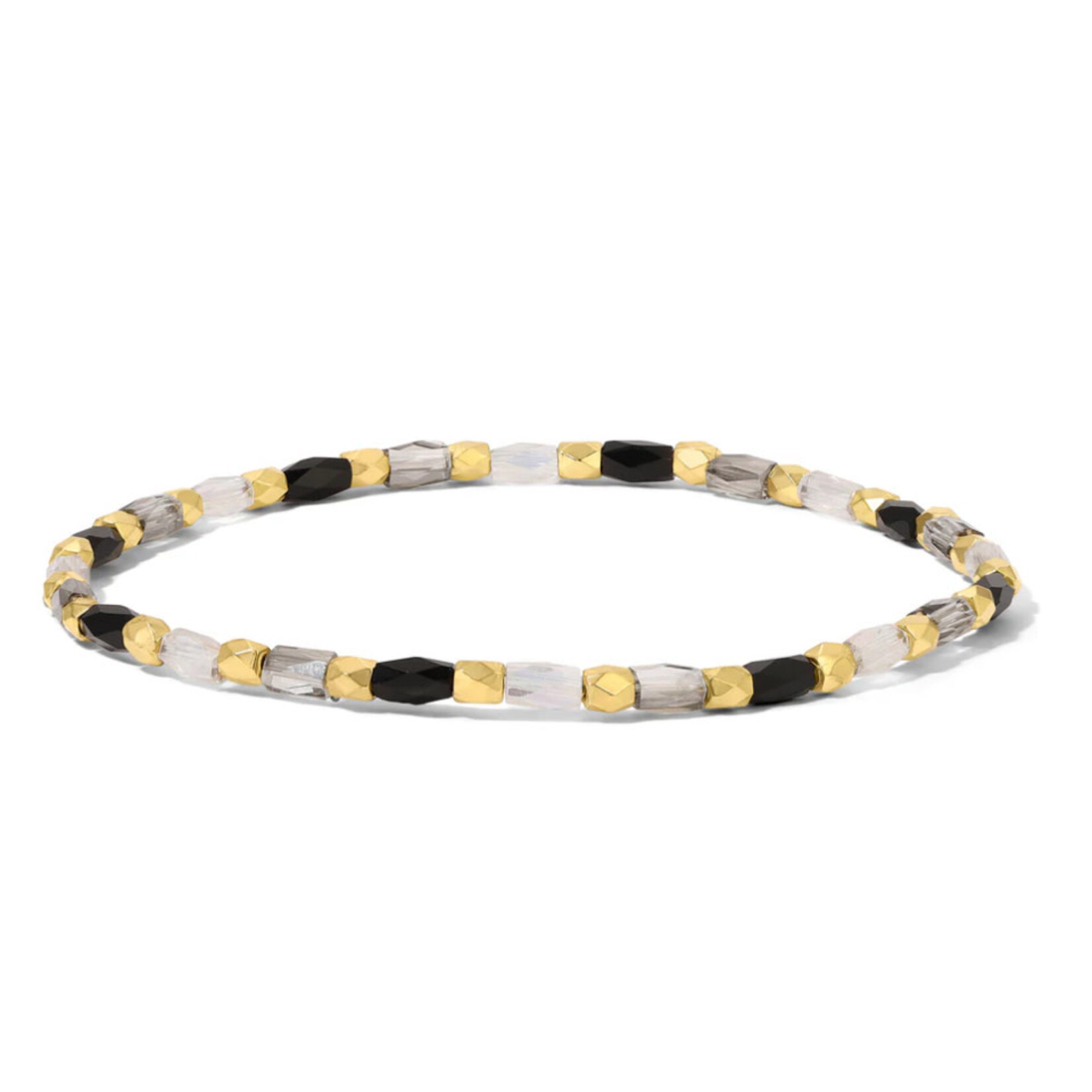 My Fun Colors My Fun Colors Stretch Bracelet Black Diamonds