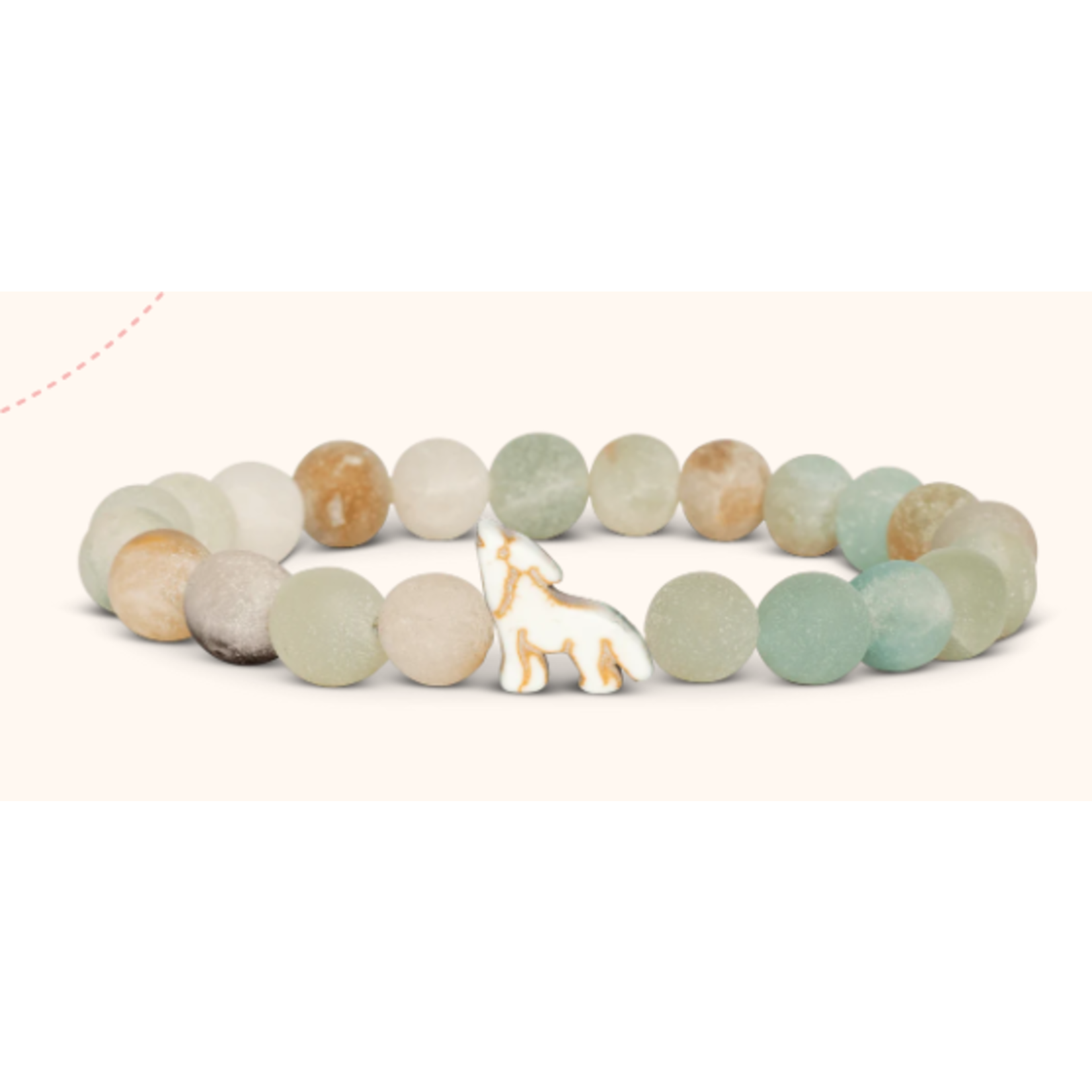 Fahlo Fahlo Wolf Bracelet Sky Stone