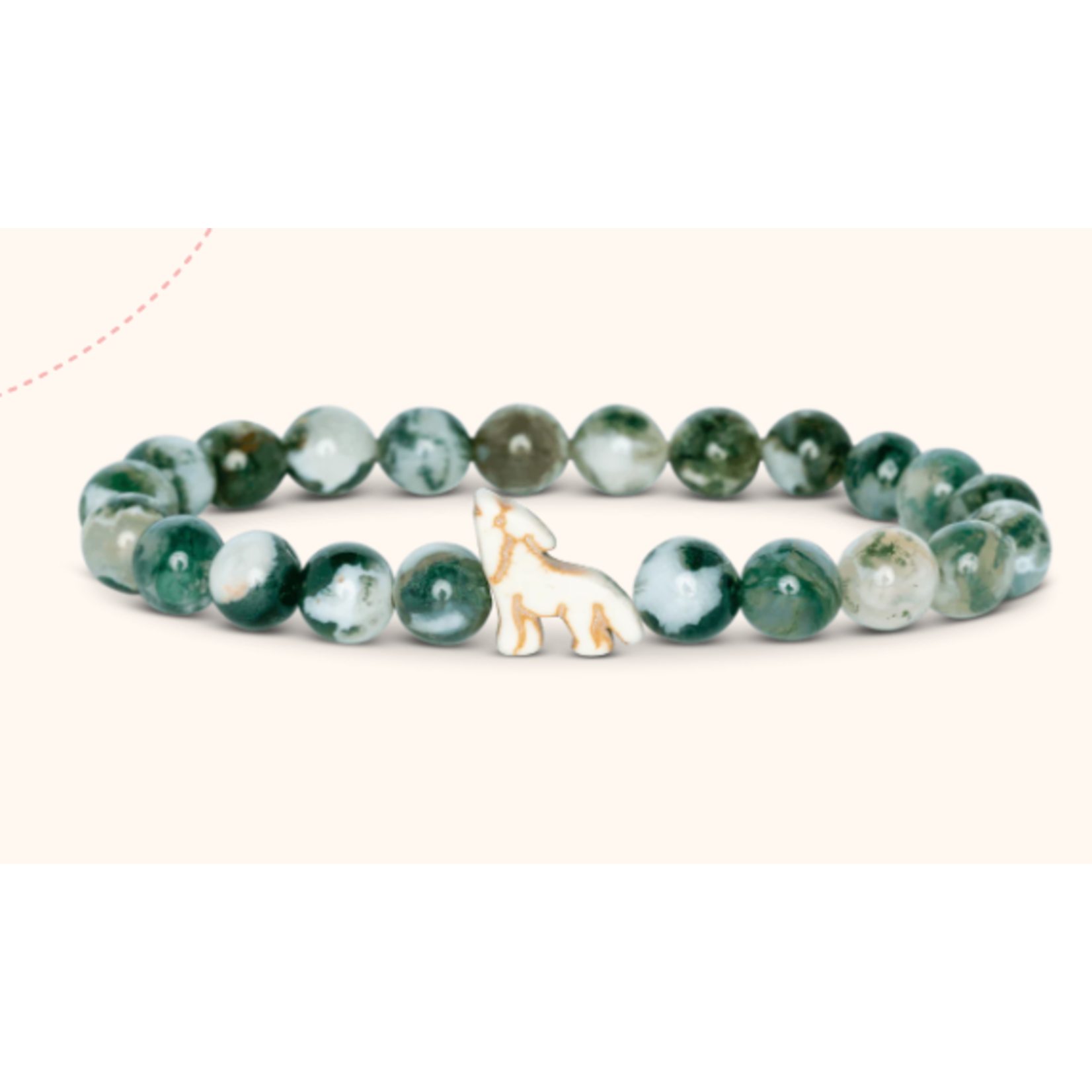 Fahlo Fahlo Wolf Bracelet Woodland Green