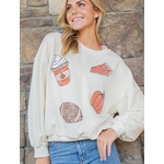 Simply Southern Simply Southern Sequin Crewneck Fall