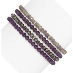My Fun Colors My Fun Colors Spiritual Gemstone Bracelet Amethyst
