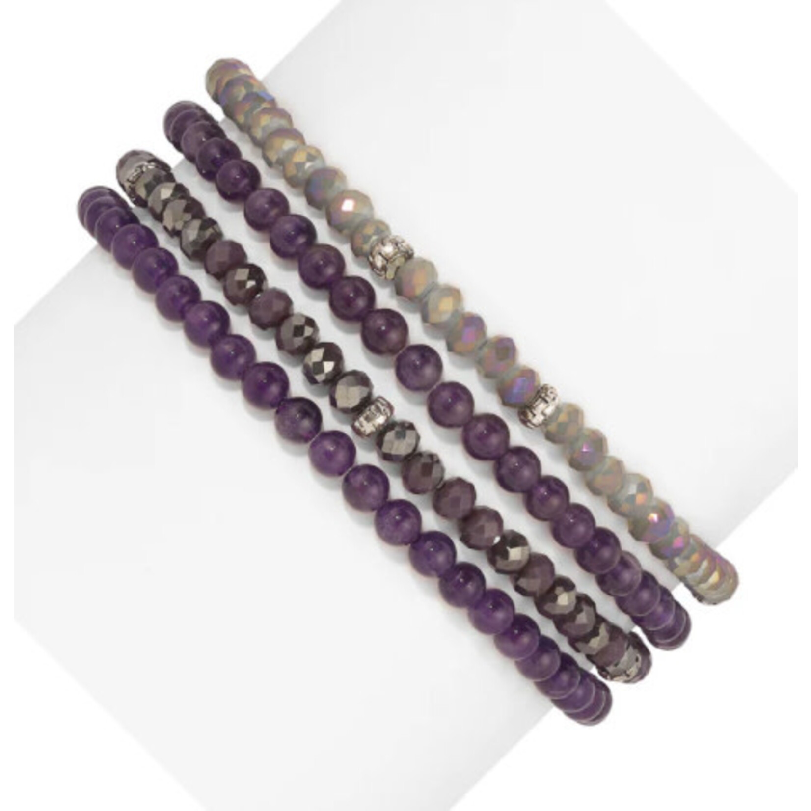 My Fun Colors My Fun Colors Spiritual Gemstone Bracelet Amethyst